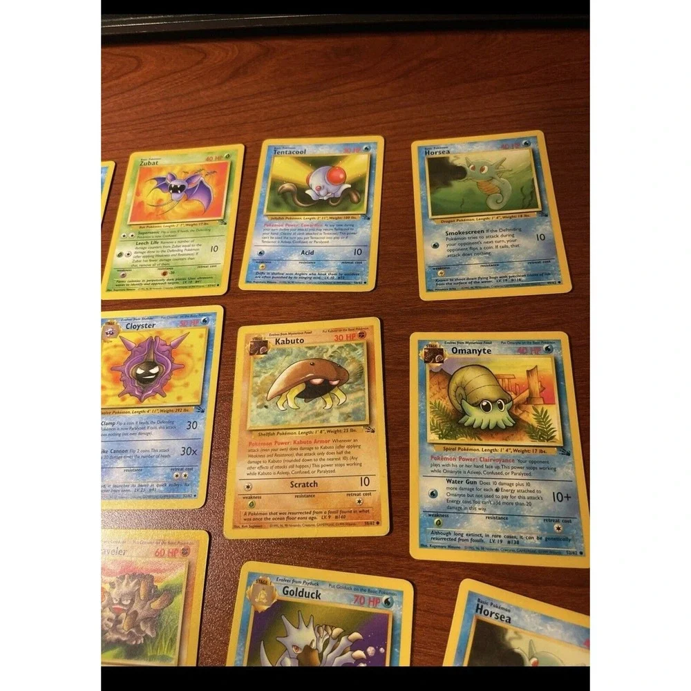 15 Pokemon Cards from‎ the Fossil Collection